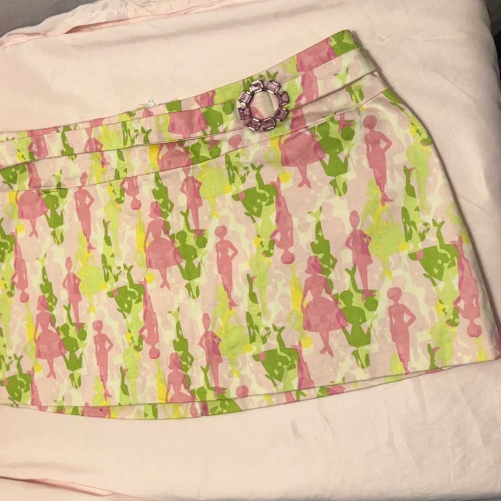 Pink and green vintage style 70s mini🩷💚